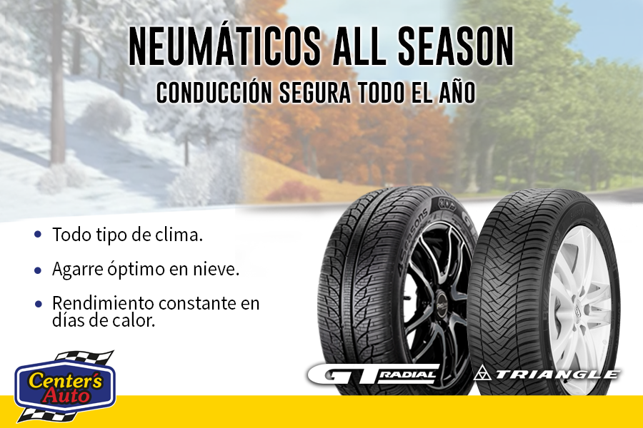 ¡¡Estrenamos 🍁otoño🍁!! ¿Buscas cambiar tus neumáticos? ¿No sabes si montar 🚘neumáticos🚘 AllSeason? Click en el enlace y descubre las ventajas de montar neumáticos Allseason.
centersautogranada.com/noticias/neuma…
#centersautogranada #neumaticos #allseason #tallertienda #granada #almeria