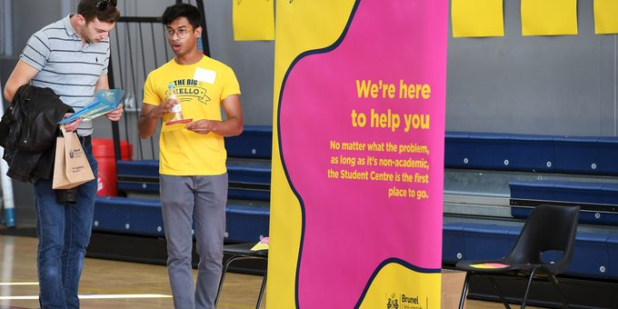 Engagebrunel's tweet photo. Warm welcome to all new #BrunelFreshers
at #Brunel University London😀🙌
So many #Freshers activities, support & advice available... you can find out all you need to know to make the most out of your fresh start to #campus life Click ➡️ https://t.co/SftW6wMca5
#FreshersWeek https://t.co/TLvbb8fvIr
