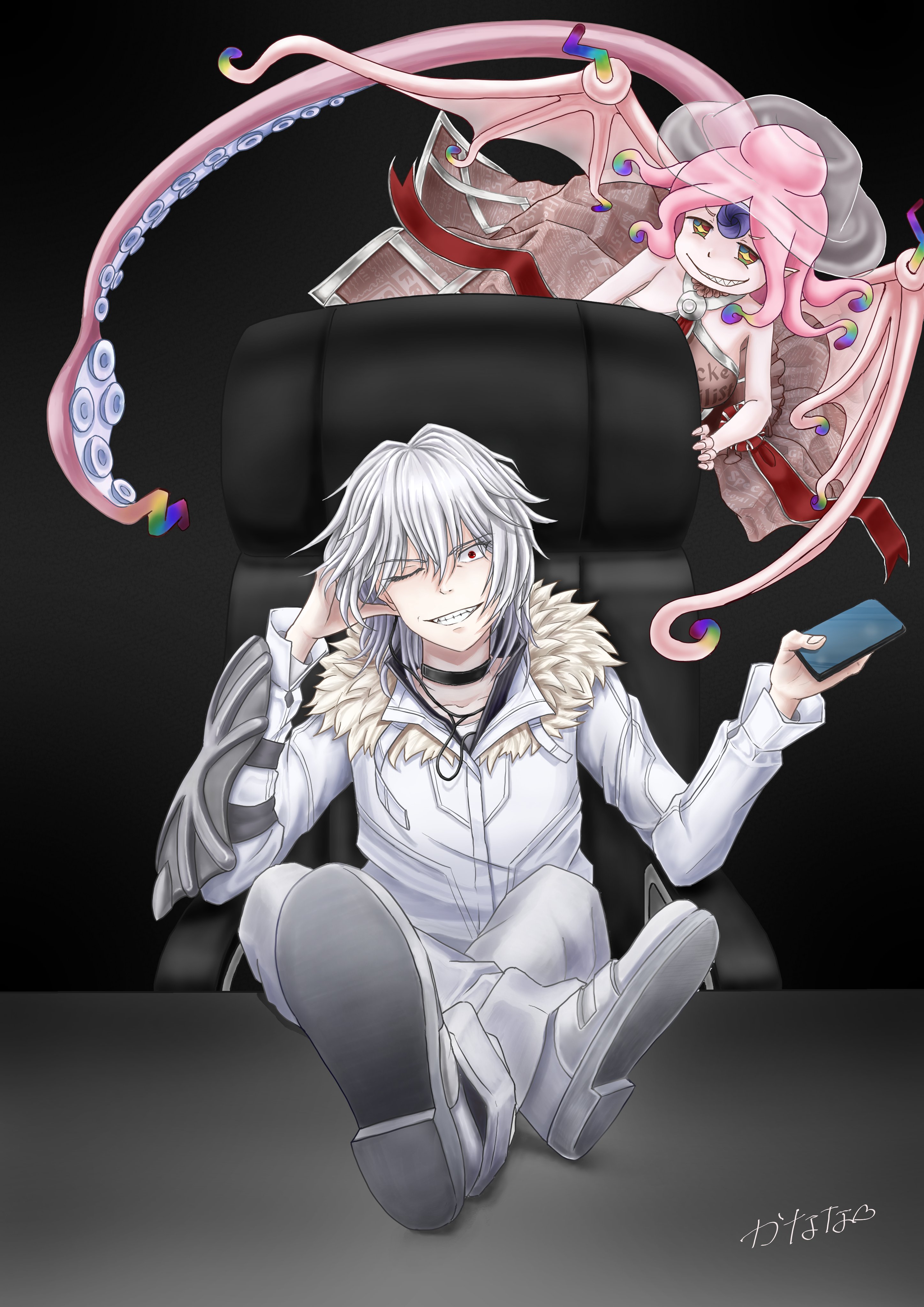 かなな Nft近々初めますcoming Soon ネタバレ注意 自分好みで描きました ｱｸｾﾗさんかっこいいよね 新約とある魔術の禁書目録22巻より 一方通行 ｸﾘﾌｧﾊﾟｽﾞﾙ545 学園都市 の一方通行です みンなよろしくね 差分で口空きバージョン