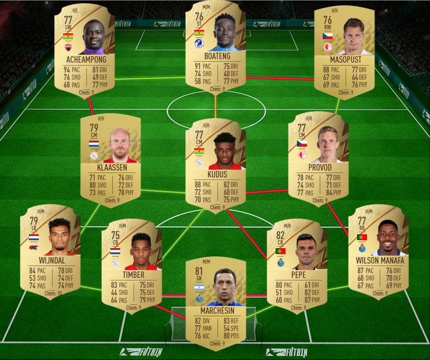 FutTaas's tweet photo. Cheap FIFA 22 starter team. What do you think?

#FIFA22 #FUT #FUT22 #Starterteam #Team https://t.co/8eKft15sll