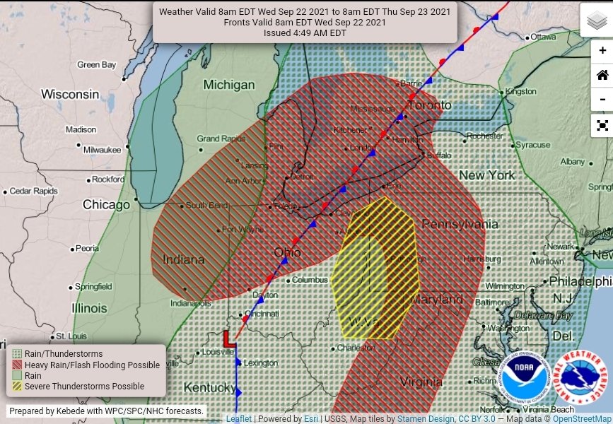 Valid 8am showing the expansive area of heavy rainfall/flash flooding possible. #onstorm #onwx https://t.co/xnlJfFCNqw