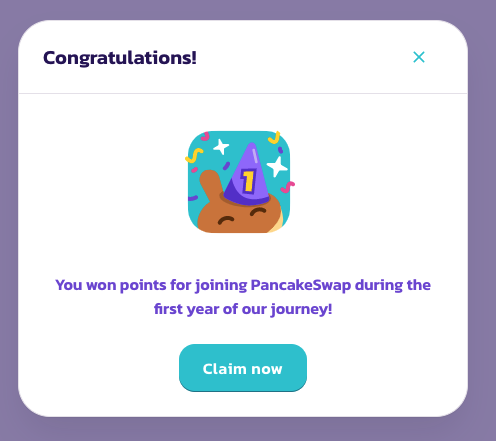 PancakeSwap's tweet photo. Users with Pancake Profiles and more than 140 points should find just another little thank you gift waiting for them.
🎁👀
Did you get one? https://t.co/iUWsmOdScr