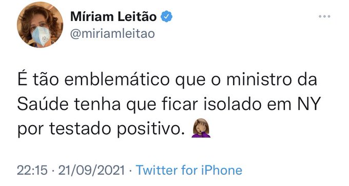 Rconstantino's tweet photo. Nenhuma preocupação humanitária ou desejo de melhora. Nossos "jornalistas" parecem culpar o sujeito VACINADO que contraiu a doença. Que bizarro! https://t.co/zrBP17O4Ze