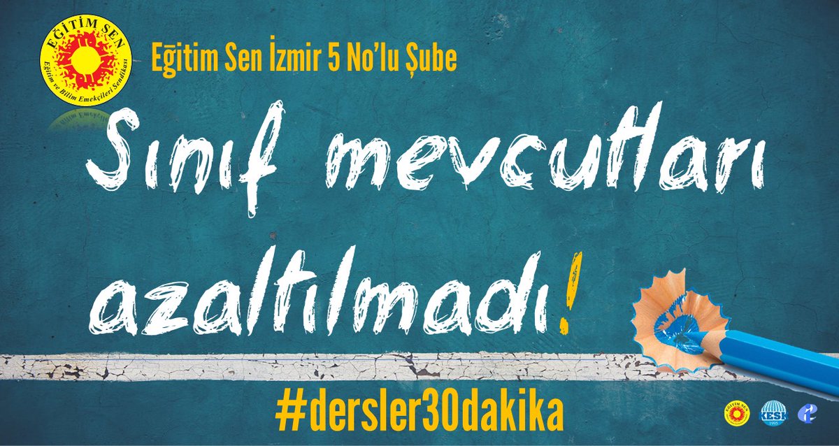 Öğrencilerimizle sınıflarımız da olmak istiyoruz. ÖNLEM alınıp #dersler30dakika olmalı.