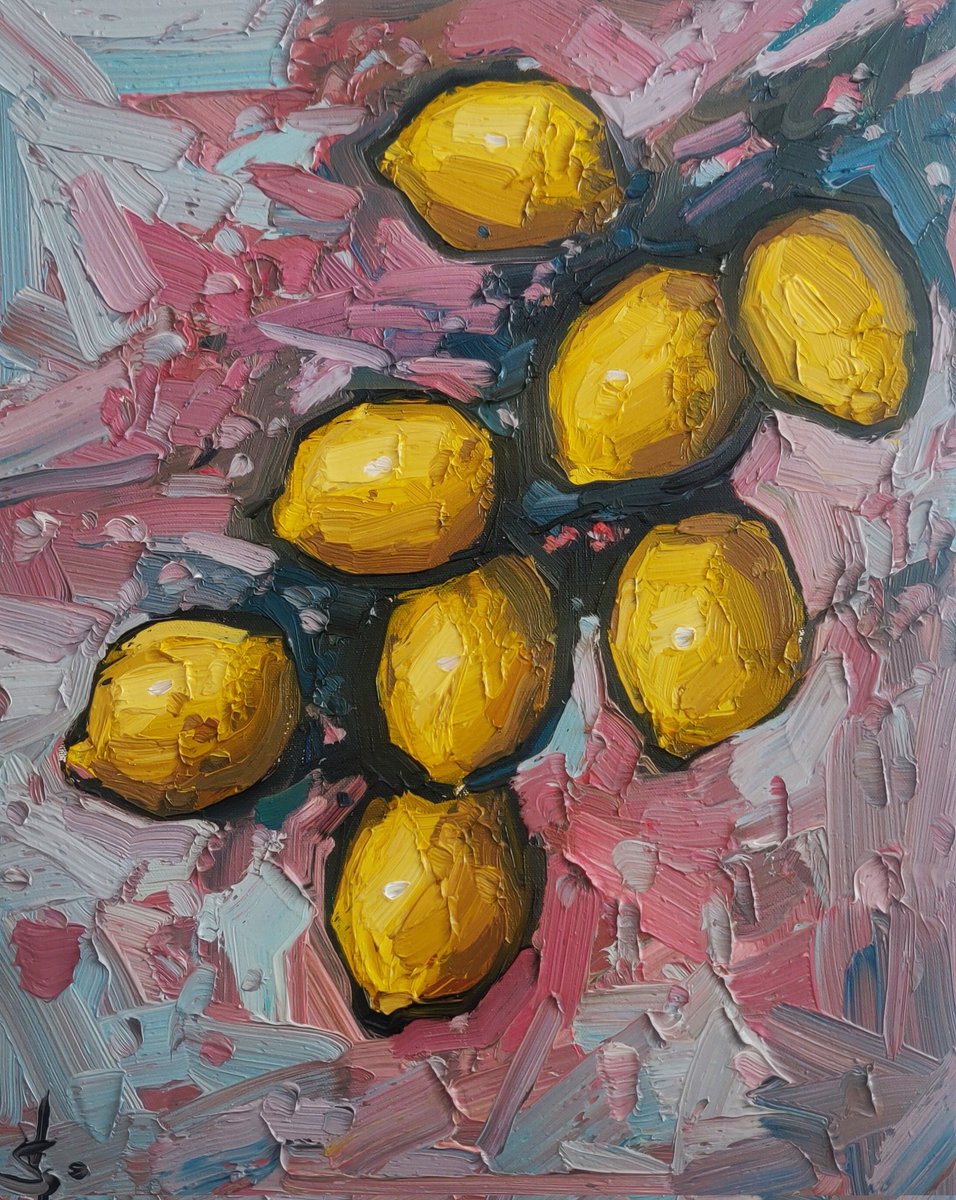 vivekmandalia's tweet image. Lemon Tree Branch
16 X 20 Inches
Oil on Stretched Canvas 🌿🍋
.
Available at Auction from today
.
#lemons #99p #lemondecor #homedecor #fruit #ArtistOnTwitter #artcollector #NFTsCommunity #ukart #artgallery #WednesdayMotivation #oilpainting #oiloncanvas #finearts