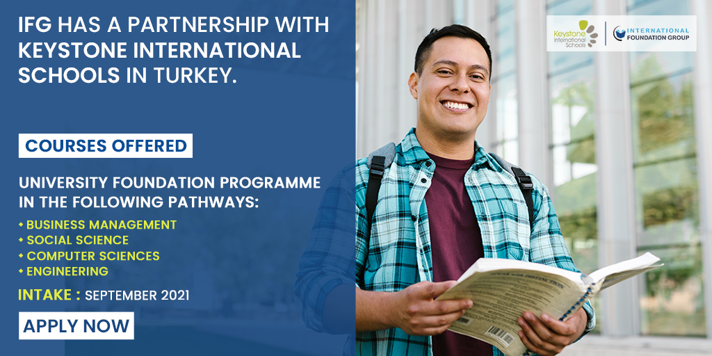 intfoundationgp's tweet image. Turkish students have the opportunity to study IFG Foundation Courses in Istanbul before progressing to a range of undergraduate courses at high ranking UK universities.
Contact us to know more! intfoundationgroup.co.uk/teaching-centr…
@int_keystone
#IFG #foundationprogramme #progressionroute #uk