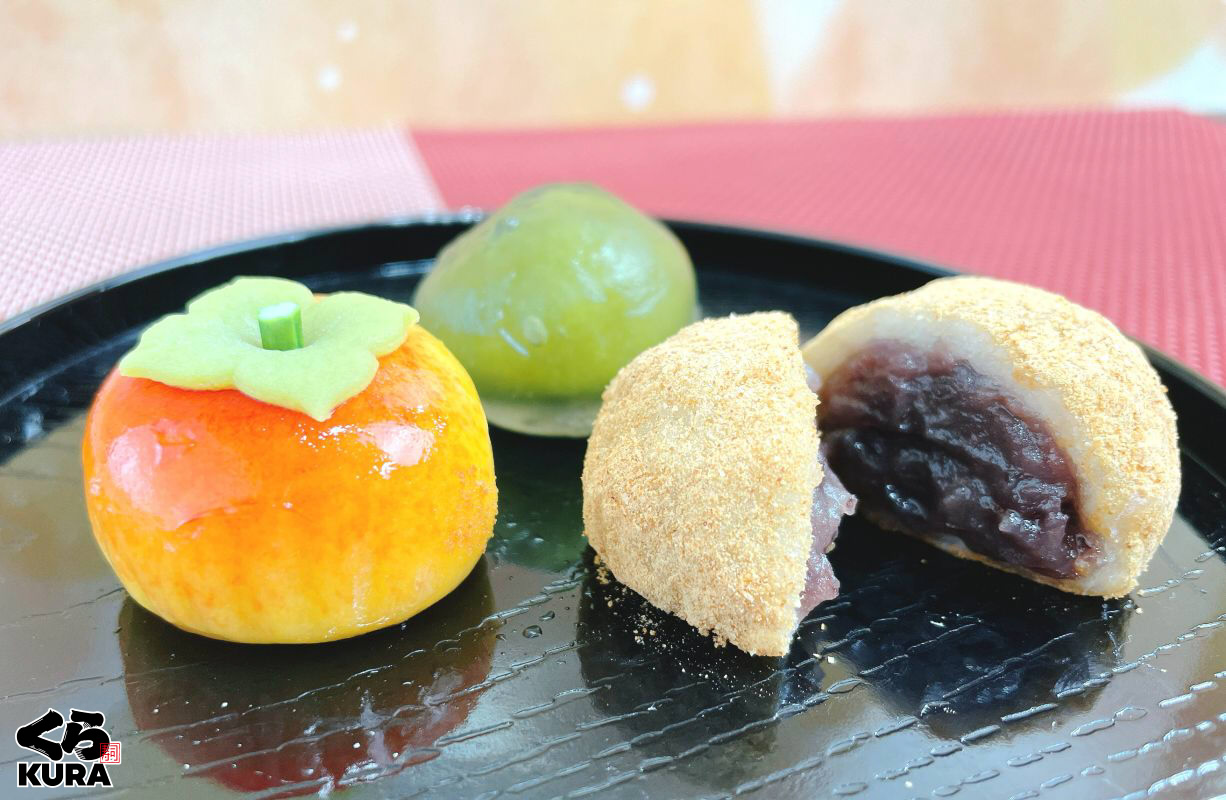 無添くら寿司 公式 季節の和菓子 秋ノ柿 かわいらしい きなこおはぎは やわらかくてモチモチ 見た目も秋らしい 柿型の和菓子も オヤツにぜひどうぞ T Co R9zfqiftzi Twitter