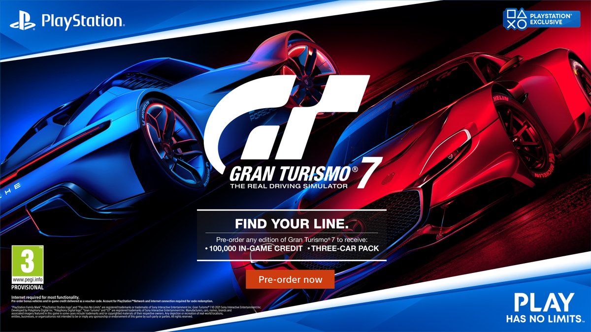 Game4U_ZA's tweet photo. Whether you’re a competitive racer, collector, tuner, designer, or arcade fan – ignite your personal passion for cars with features inspired by the past, present & future of Gran Turismo.
PRE-ORDER: https://t.co/92gR70fyt5
#Game4U #GT7 #GranTurismo7 #Gaming #VideoGames #PS5 https://t.co/4NofVdfCgI