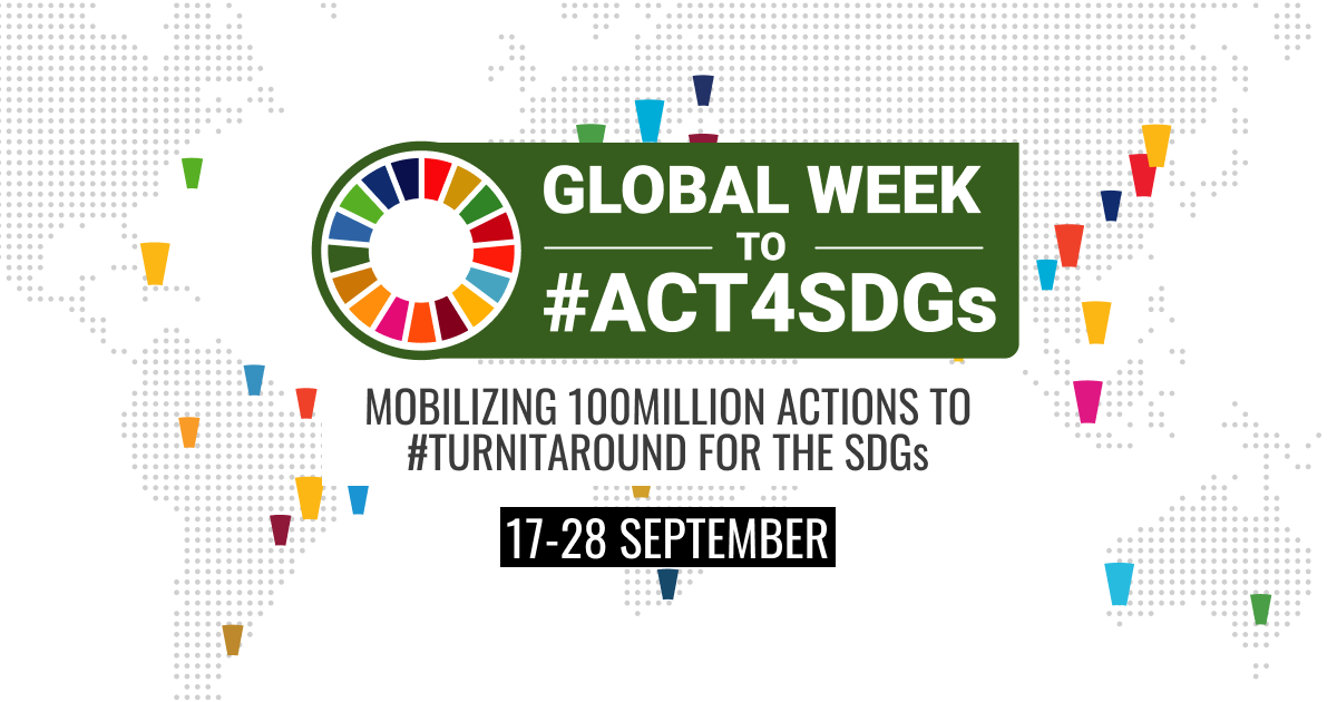 Join the Global Week to #act4SDGs!