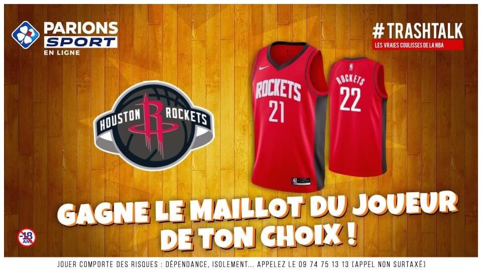 TrashTalk_fr's tweet photo. 🎁 JEU-CONCOURS ! 🎁 

Avec les #30PREVIEWSEN30JOURS, TrashTalk et ParionsSport te font gagner 1 maillot par jour !! 😱

🚨 GAGNE LE MAILLOT DU JOUEUR DE TON CHOIX CHEZ LES ROCKETS !! 🚨

Pour participer :

1⃣ RT CE TWEET 
2⃣ FOLLOW @TRASHTALK_FR ET @PARIONSSPORT

(TAS LE 29/09) https://t.co/zjUPXKxZkb