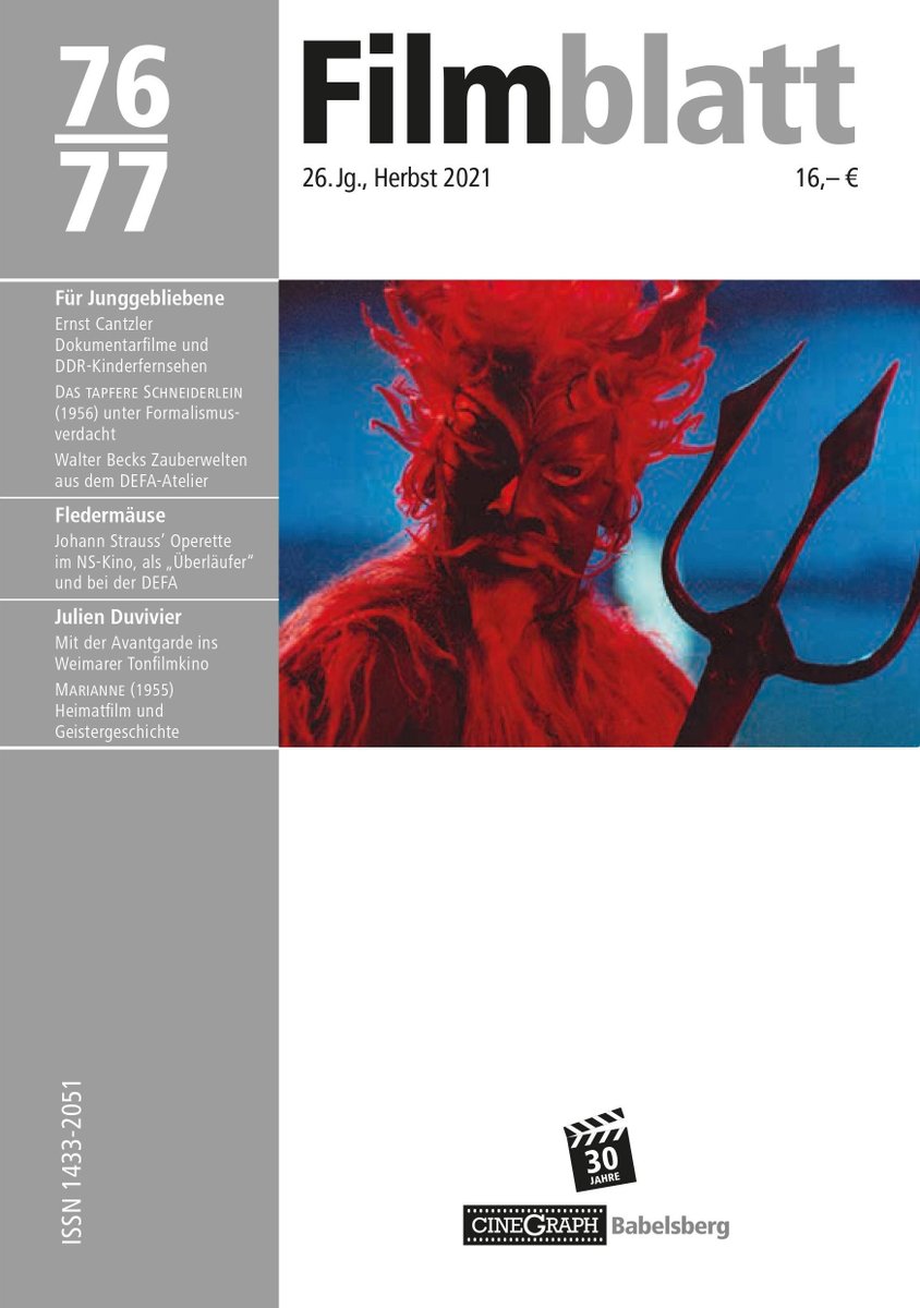 The new Filmblatt (76_77) ist available!
filmblatt.de/2021/09/21/fil…