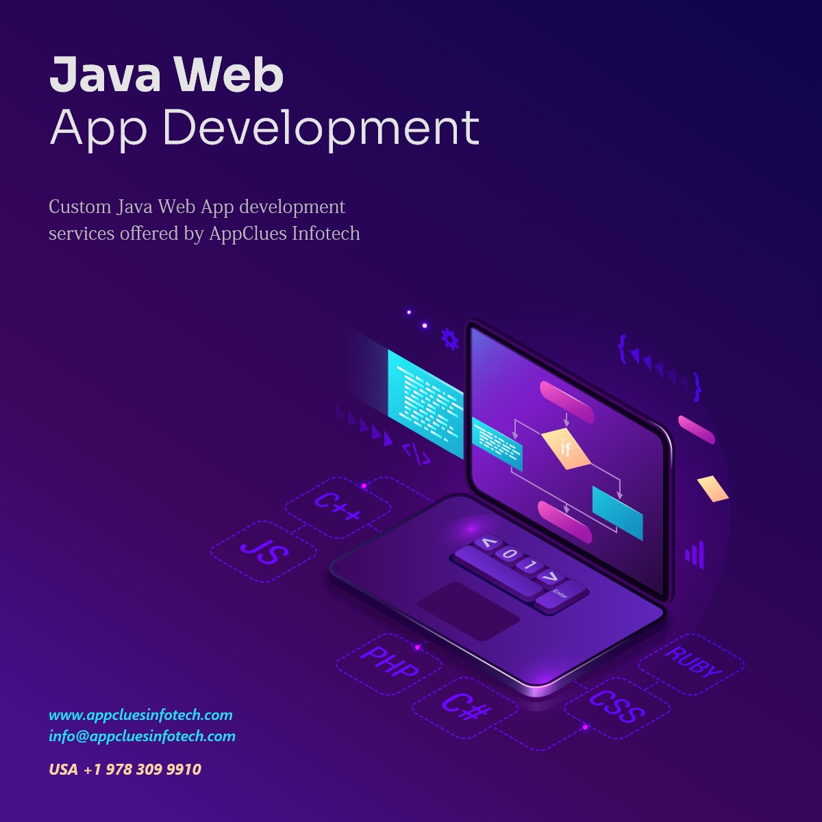 appcluesinfotec's tweet image. Boost Your Business with #JavaWebApps!
@appcluesinfotec has highly experienced & versatile #developers who adopt a creative way to build a comprehensive suite of result-driven #webapps.
Visit: bit.ly/3nXfk3a