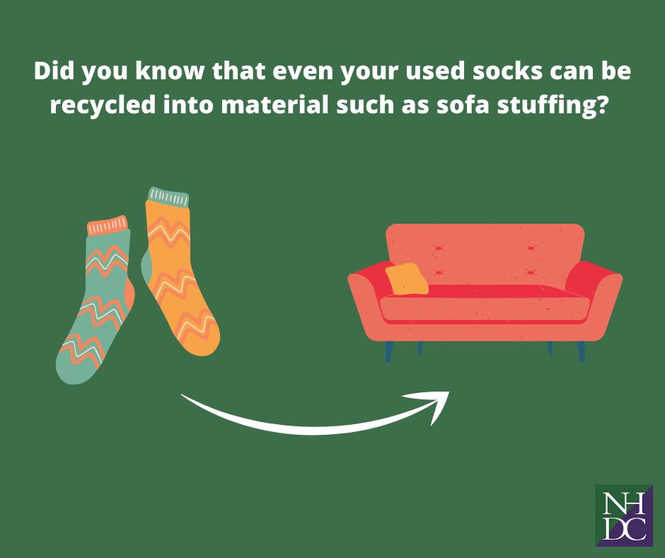 Instead of sending your old clothes straight to landfill, try selling them on, giving them away to charity, swapping them with friends or recycling them at clothes banks.