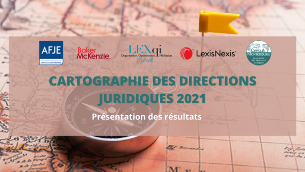 flhospit's tweet photo. Rdv le 28 septembre à 18h30 pour la présentation des résultats de la Cartographie des Directions Juridiques 2021, réalisée par LEXqi Conseil, en partenariat avec @AfjeAfje et @CercMontesquieu, et avec le parrainage de @LexisNexisFr et du cabinet @BakerFrance.
#directionjuridique https://t.co/6p6ZvMrqm8