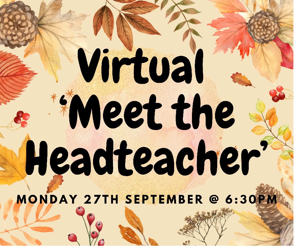 Join us to find out about our school priorities this year.