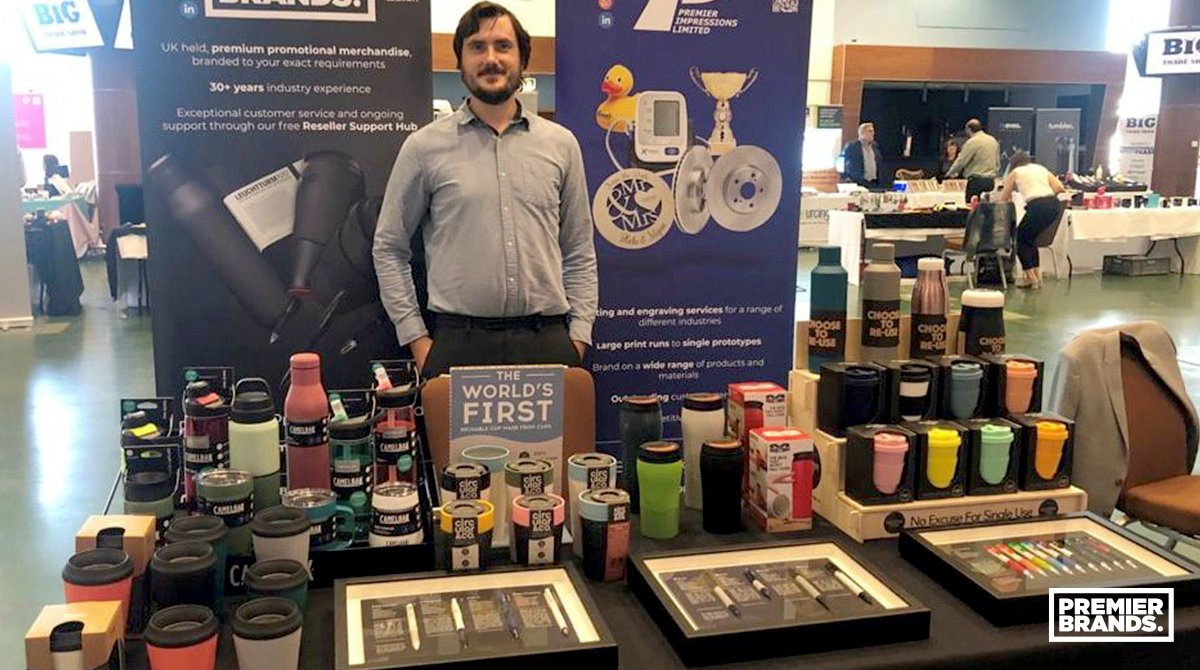 PremierBrands1's tweet photo. We are all set up at the Big #Promotional Trade Show!
If you are attending the show today at #Epsom Racecourse come say hello to Josh who will be in attendance throughout the day.
#promotionalproducts #promoproducts #exhibition #tradeshow #b2b #businesshow https://t.co/WY4HGbibNu