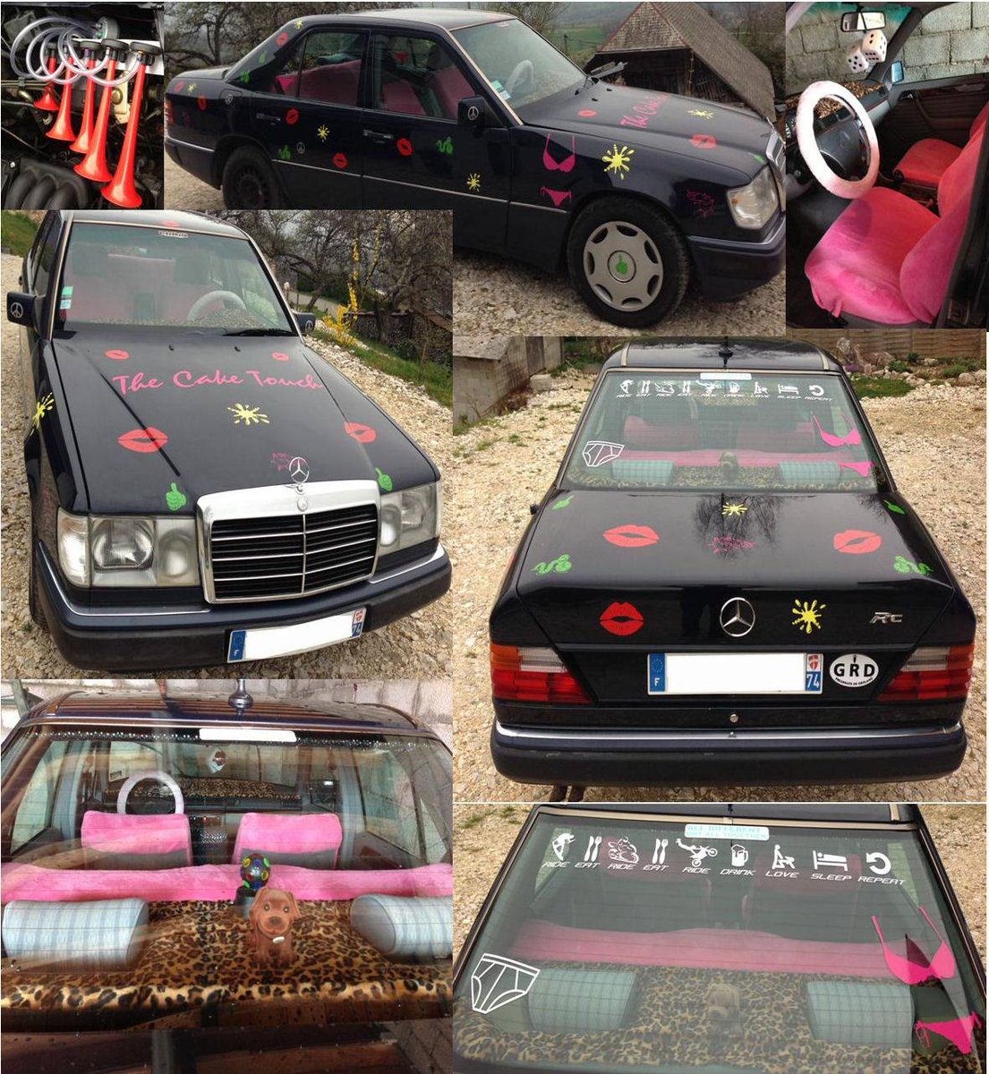 IL A LA CAISSE D'ARNAUD ALLARD !!! 🚗🚘

A l'occasion de l'anniversaire de Cedric, membre du groupe Facebook facebook.com/groups/4396214… , ses amis lui ont offert une Mercedes en la customisant à l'image de celle du film. 

Bravo Cédric, tu t'es bien gavé sur ce coup là ! 🤣🤣🤣