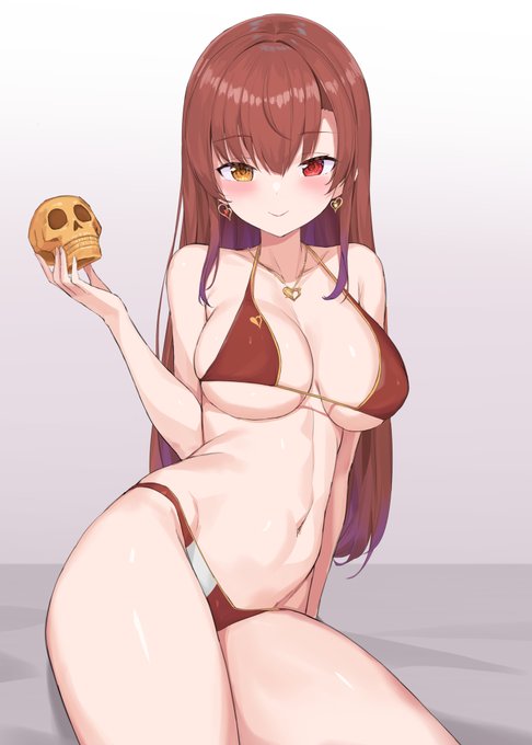 水着船長!🏴‍☠️
#マリンのお宝 