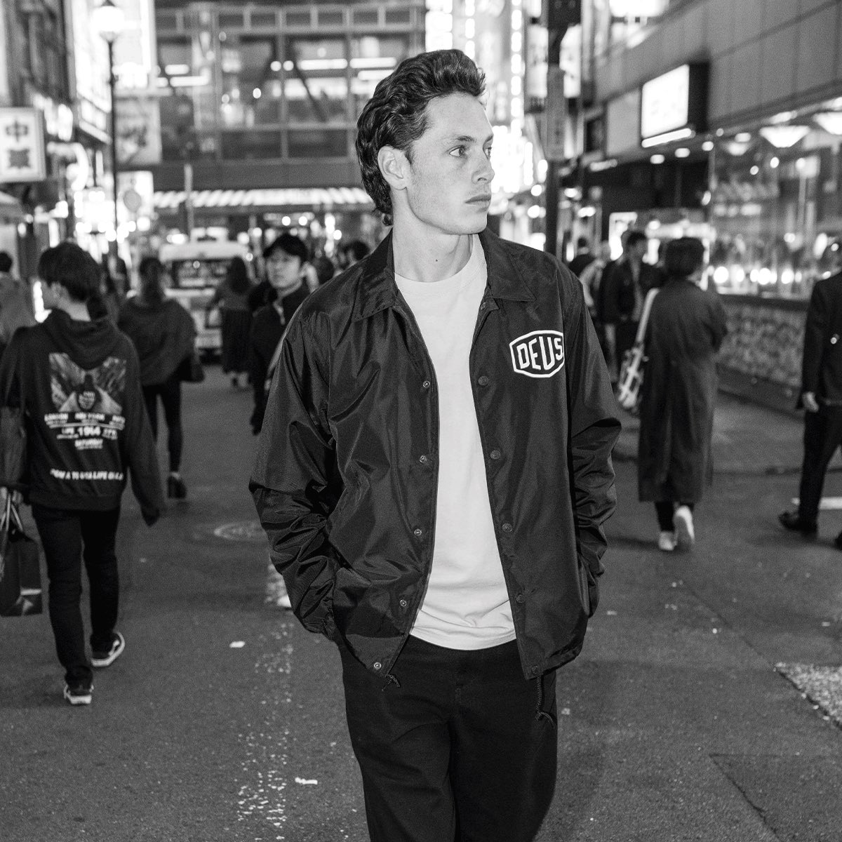 DEUS コーチジャケット　Sサイズ　浅草限定 TOKYO COACH 【新品】DEUS 浅草店限定 即完品 コーチジャケット バイク XL