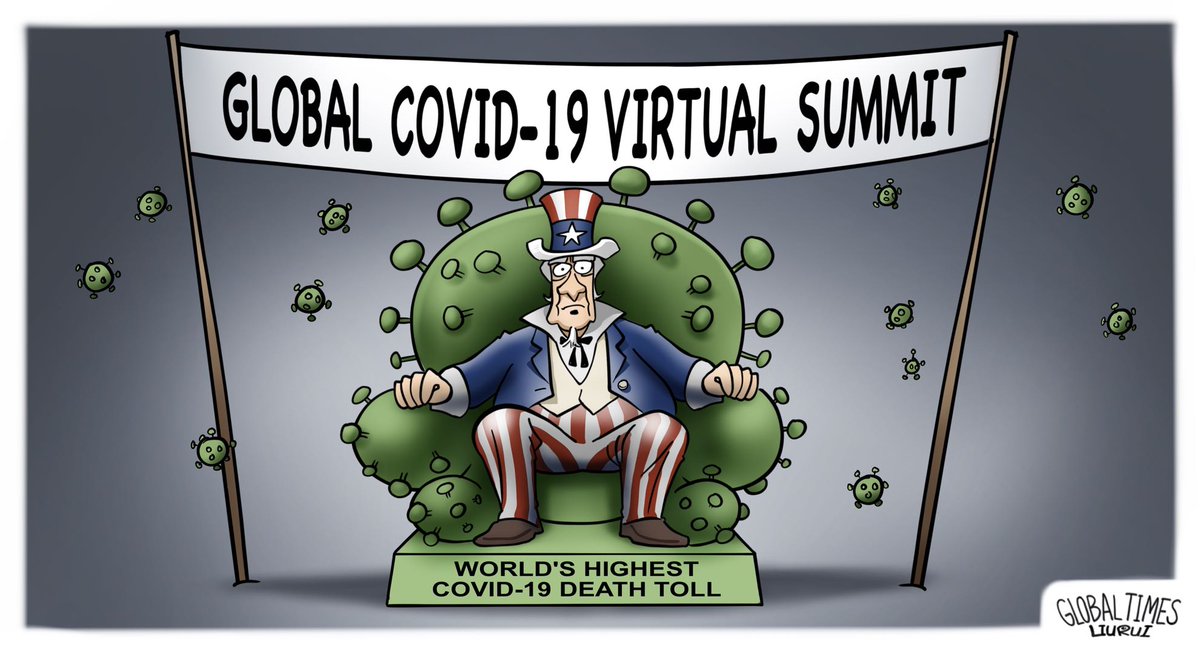 #GTCartoon Biggest mouth, smallest action
#COVIDSummit