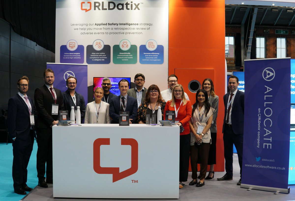 A great two days at Patient Safety Congress! We were very excited to welcome our new colleagues from @AllocateS onto the stand as well. Thanks for all the engaging discussions around #patientsafety and #workforcesafety. Get in touch to continue the conversation. #HSJPatientSafety