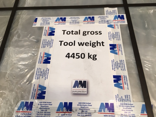 AandMEDM's tweet image. Steel #presstool moulds we’ve manufactured, could be mistaken for large sculptures. 
Packed for transport to customer in USA.  
@hurcousa @mtdcnc @swarfguru #precisionengineering #cncmachining #toolmaking #engineeringuk #gbmfg #ukmfg