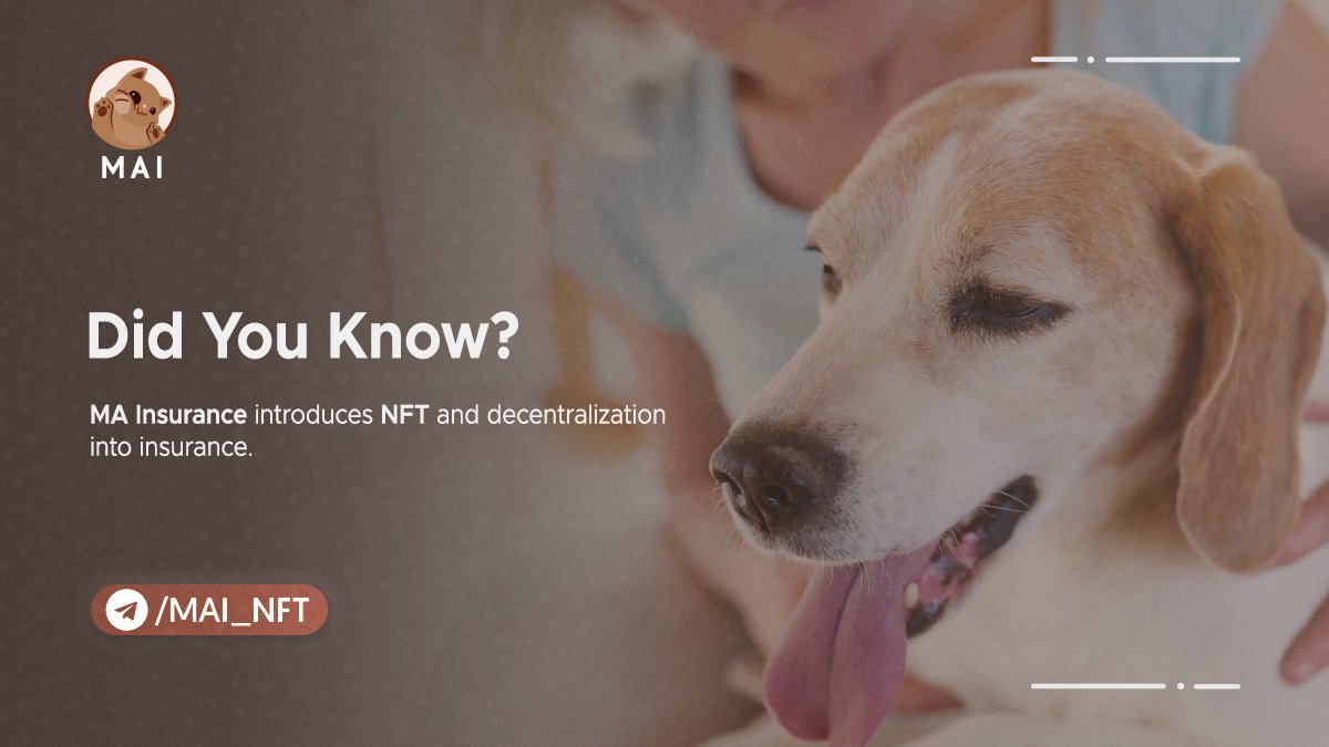 NftMai's tweet image. Did you know?

#MAInsurance introduces #NFT and #decentralization into #insurance.

#MAI $MAI