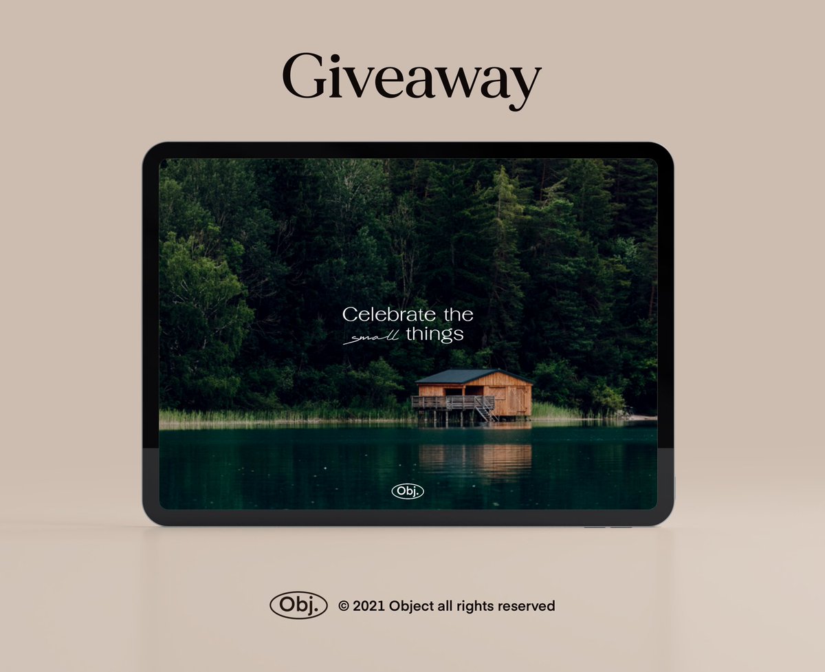 *giveaway 
 iPad wallpaper
( file download in mention )

- pls rt

©2021 object