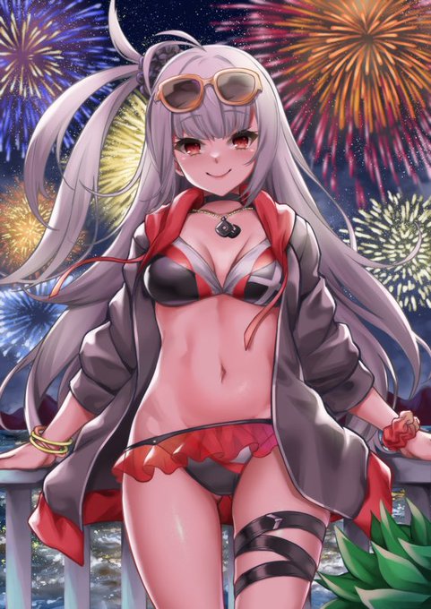 ルカちゃんと2人きりで打ち上げ花火🎇
8月中に上げたかったんですけどまだ暑いのでセーフ🙆‍♂️

#デュエプレ 