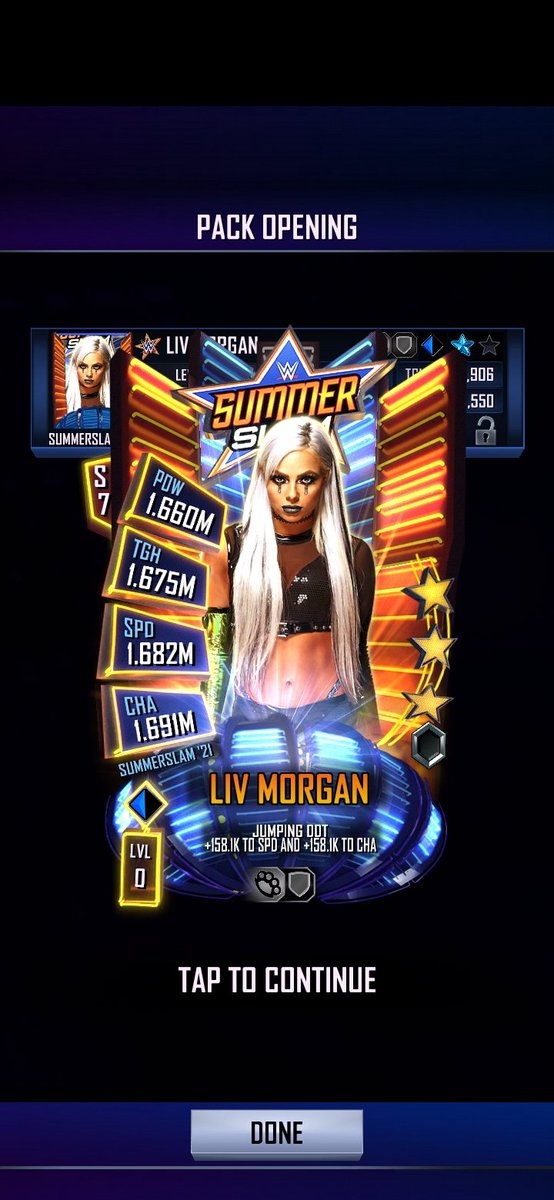 MaintenanceWwe's tweet photo. SS21 Liv Morgan single team event card

#WWE #WWESuperCard #WWE2K22 https://t.co/1NYa5RROgH