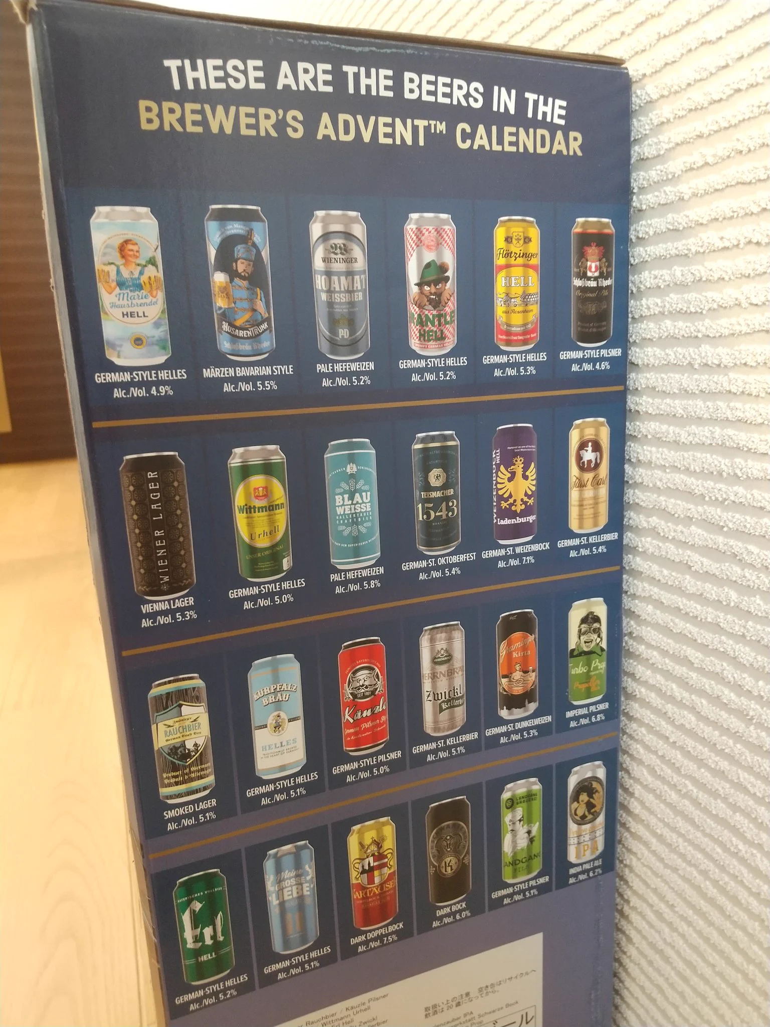 コストコの『大人のアドベントカレンダー』がすごい！24本のドイツビールが楽しめる！