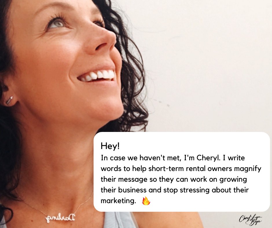FreedmCulturinc's tweet photo. I write words that communicate a companies message to create a "conversion,"...whether that be a booking, growing a following or whatever other objective my client has.
My specialty is writing words for short-term rental owners. https://t.co/DtRG5pwwSy