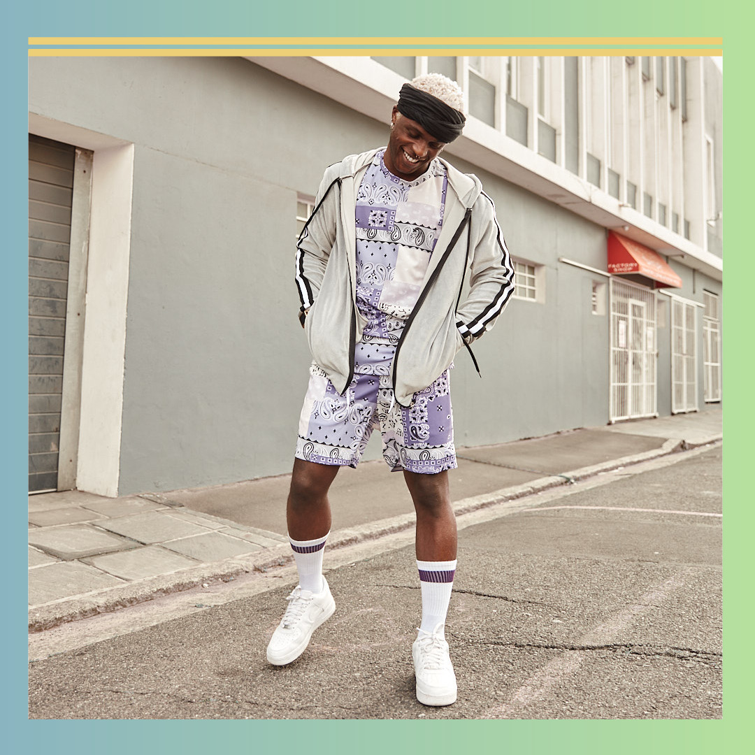 TheFIXza's tweet photo. Dope just dropped! π¨π¨
Shop #TheFIXGuy in selected stores or online https://t.co/rE7fnr3Qe6
π "Lilac Paisley Tee" Online - R129.99
Lilac Shorts. R169.99 in-store SKU: 59270996
π "Grey Velour Hoody" Online - R249.99
@iamprincekambayi https://t.co/iXb3SWT2hc