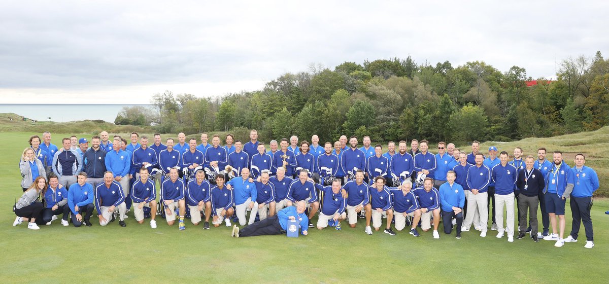 Let’s go #TeamEurope 💪🏻💪🏻 #RyderCup