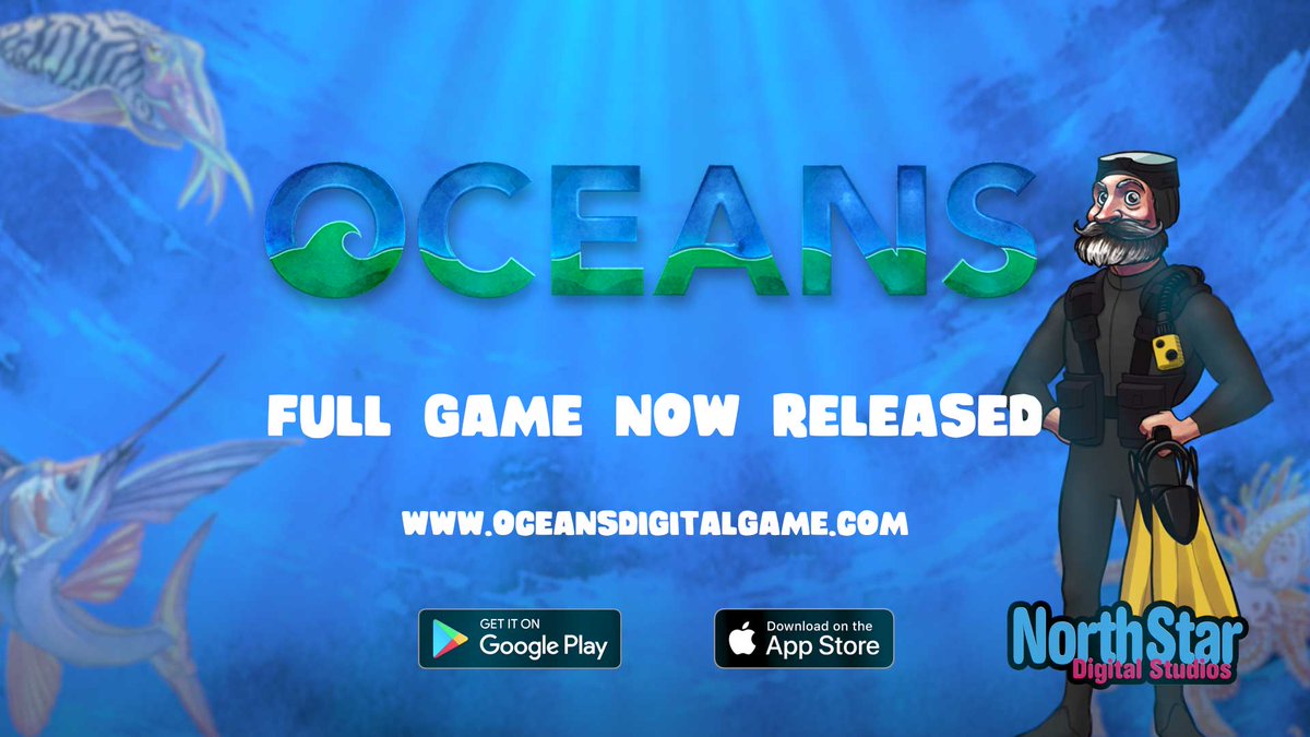 NorthStarGames's tweet image. HAPPY WEDNESDAY! Oceans digital is out of beta and the full release is out on iOS and Android.

Download and try for free, and unlock the full game with a one time purchase.

25 Scenarios, new AI opponents, and a tougher machine learning Hard AI. Dive in!

oceansdigitalgame.com