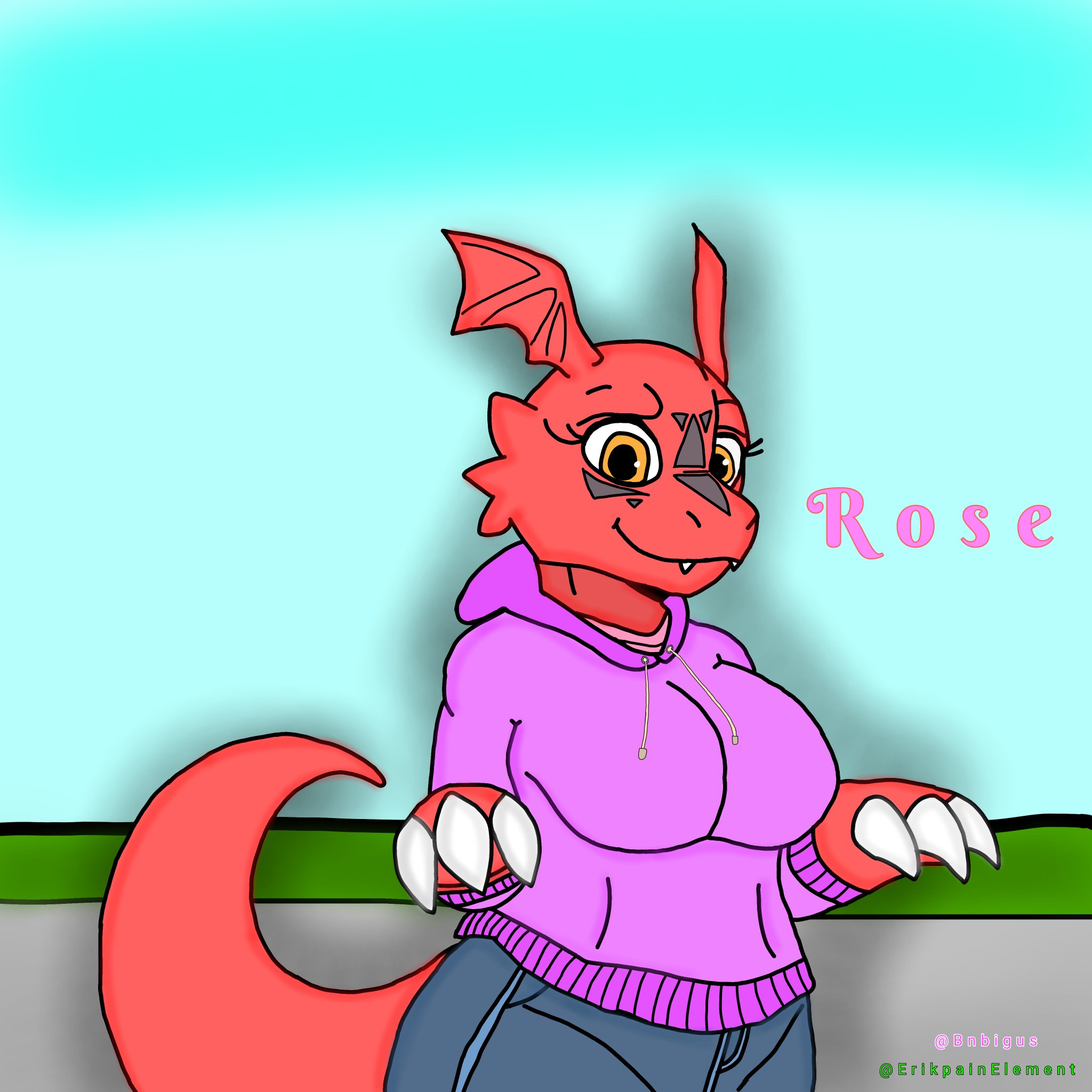 HammerDMX(6feb🎂) on X: @bnbigus I got permission to do a edit for  bnbigus's Gulimon chubby girl, I gave her a hoodie and a name, Rose.  t.co1yQTQ5tnQF  X
