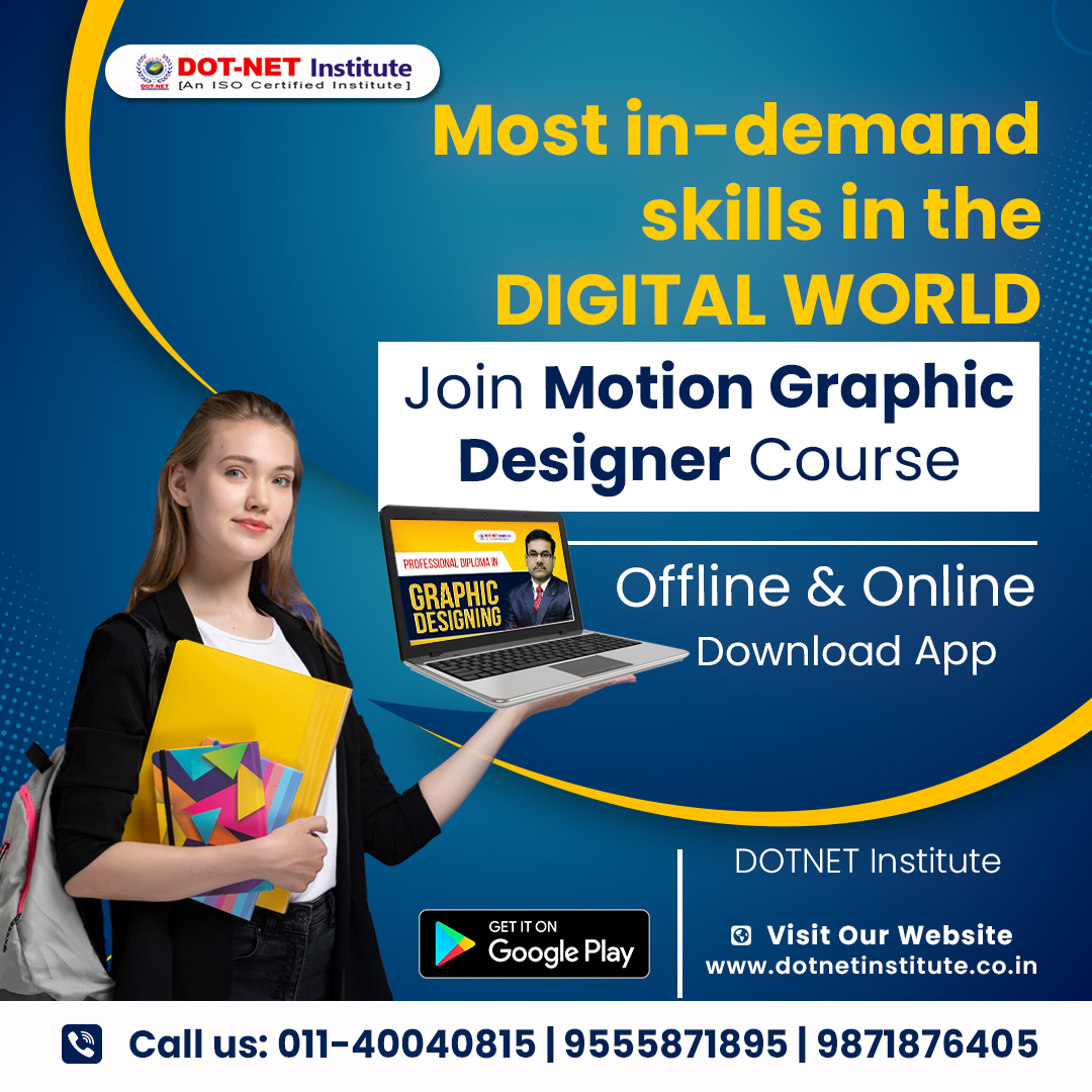 dotnetinstitute's tweet image. Most in-demand skills in the digital world!

Join Motion Graphic Designer Course

Offline &amp;amp; Online

Download Our Mobile App-
play.google.com/store/apps/det…

𝐃𝐎𝐓𝐍𝐄𝐓 𝐈𝐧𝐬𝐭𝐢𝐭𝐮𝐭𝐞
𝐂𝐚𝐥𝐥 𝐮𝐬 - 01140040815 | 9871876405 | 9555871895

#graphicdesign #designing #motiontips