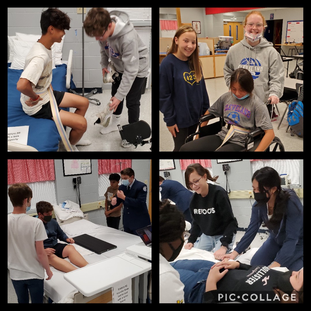 CCSRaiderHSE's tweet photo. Health Science Academy.  Transfer lab. Real world skills in action! #CTEPOWER @clevelandhightn @CCSCTE https://t.co/kM33lqJrbT