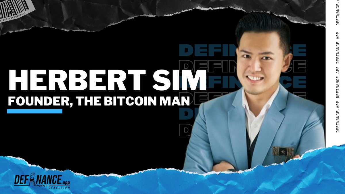 Congratulations to Mr. @HerbertRSim , our new Definance Advisor and Investor!

We’ll be having our first AMA with him via webinar. So prepare your questions! 

Catch him on 23 Sep 2021, Thursday 11PM SG. 

 @Zee5global @Zee5news 
#DeFinance #BreakingTheChain #DeFi