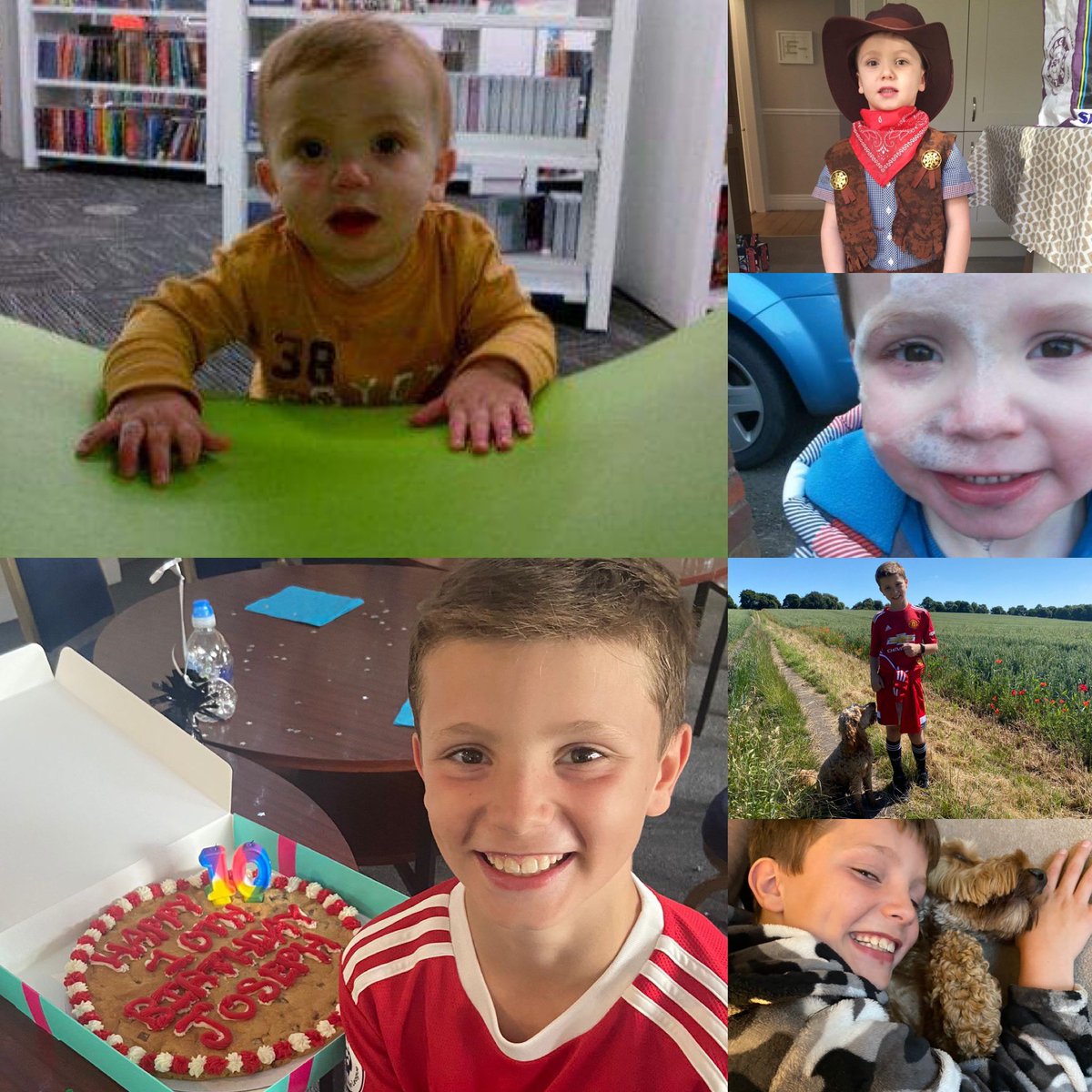 Ten years of loving this superstar. His personality is as stunning as his looks and we are so, so proud of the boy that he is 🥰 #birthdayboy #tenyearsold