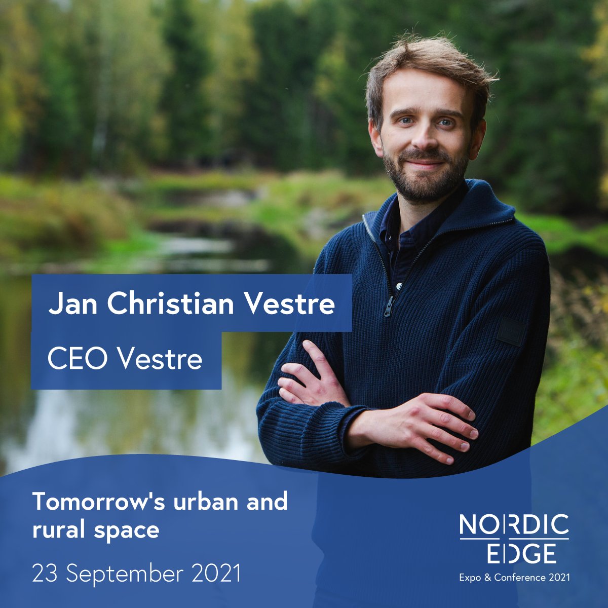 ⭐Welcome to the last day of #NordicEdgeExpo 2021. Tomorrow, we will dive into the theme: Spaces & Places, with voices from the Nordics and Europe. Some Highlights: keynotes with @jcvestre, @Ciliaindahl Tune in at 09:00 👉nee2021.com/nordicedgeexpo