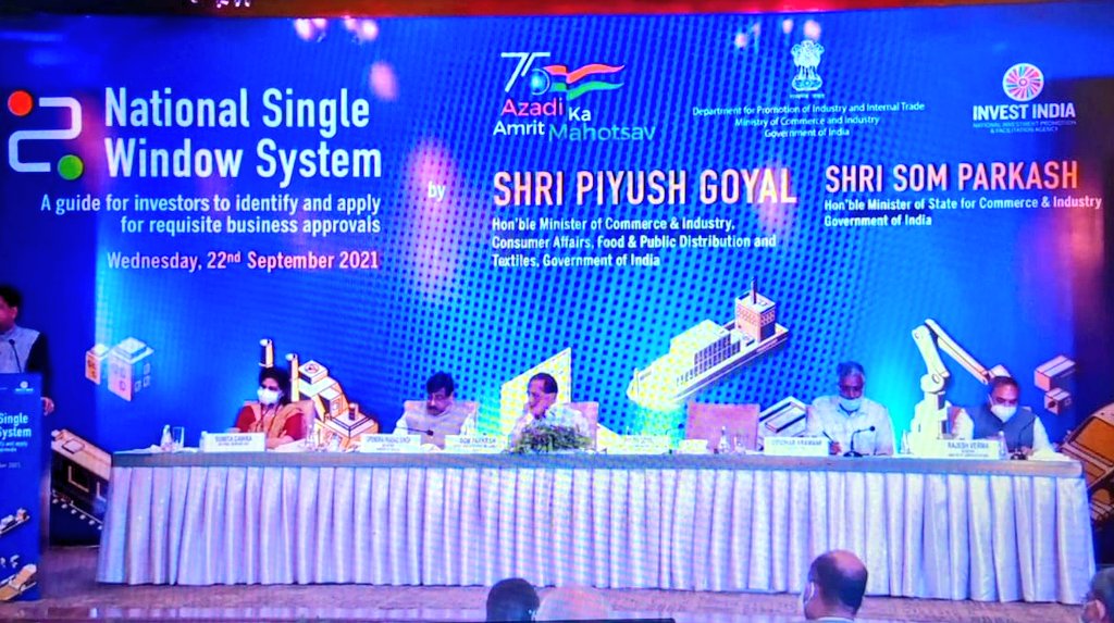 Today Govt. of India launched the National Single Window System(NSWS), a go-to digital platform for investors for clearances. #NiveshMitra of <a href="/UPGovt/">Government of UP</a> is among the 9 states' portals integrated with the national system, enabling ease of investment in #UttarPradesh 
<a href="/IIDGoUP/">IIDUP</a>