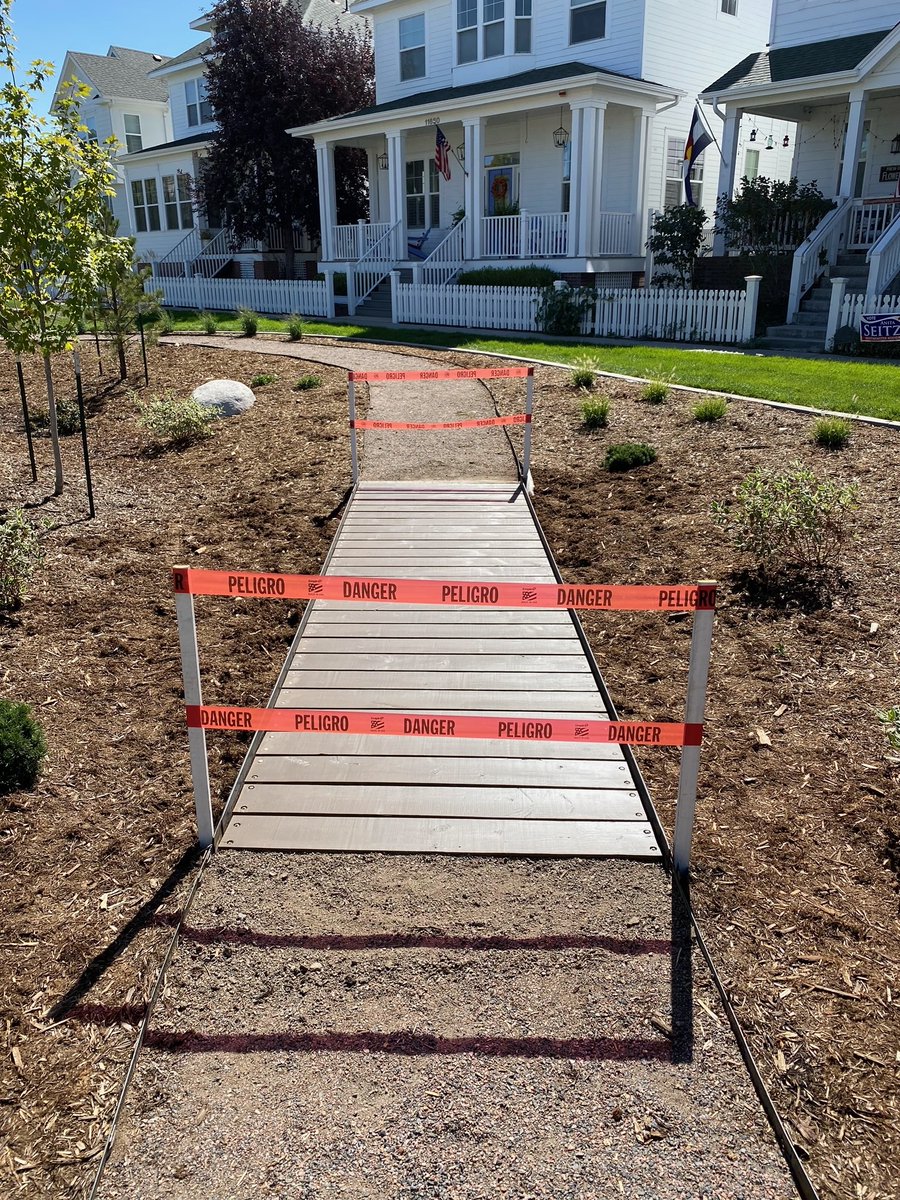 PRC_PrepRite's tweet photo. @PRC_PrepRite out & about making your community looks its best again. This week we rebuilt this little footbridge. Good job team! Let us know how we can help your property today. #PRC #preprite303 #prepritecoatings #HOA #PrepRite #carpenter #carpentry #woodReplacement #stain https://t.co/p05ybYURtH