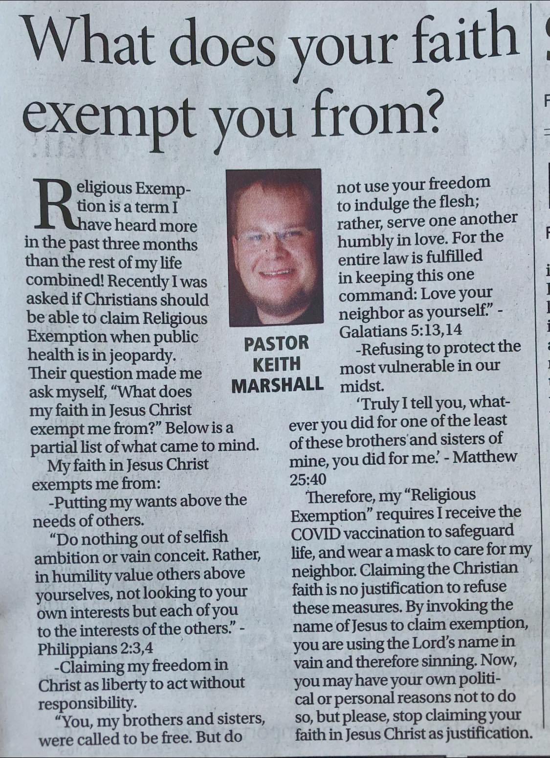 Eric Rosswood on X: &ldquo;Should Christians be able to claim religious 