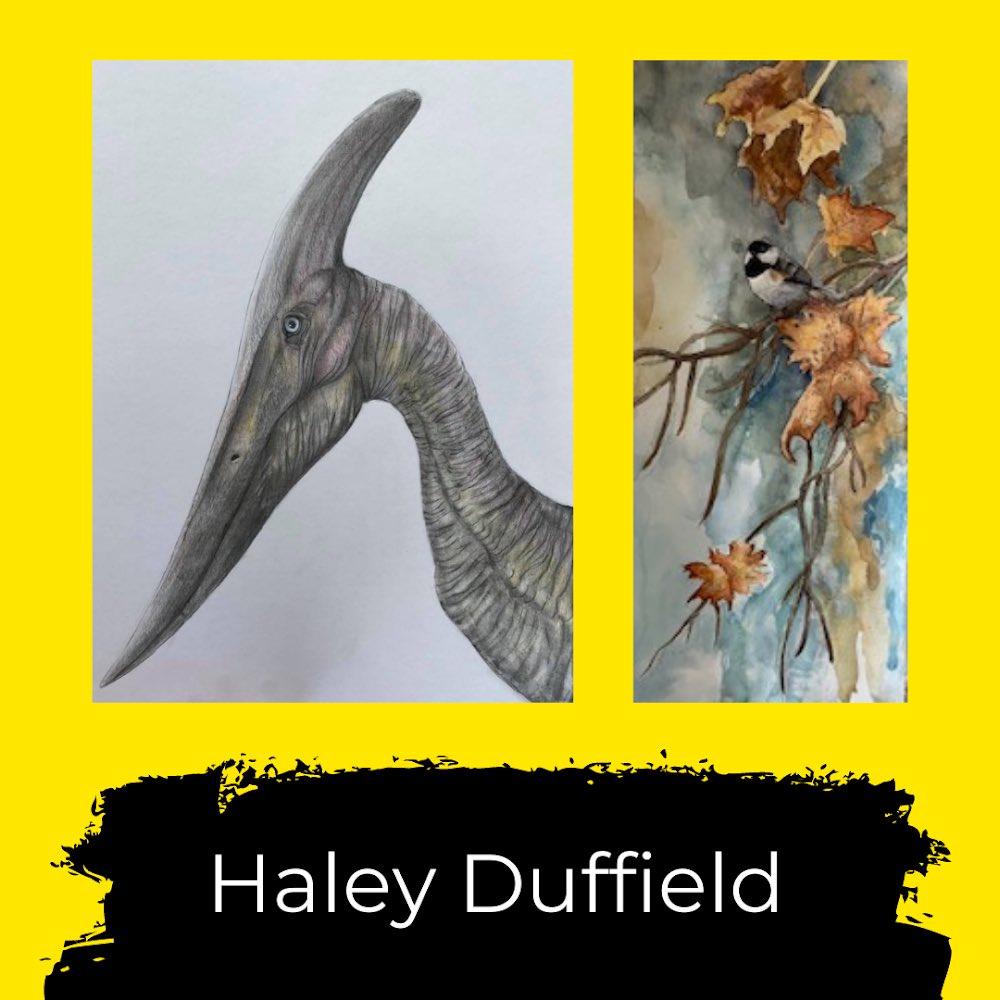 FVArts's tweet photo. Congratulations to Haley Duffield, recipient of the 2021 Ann Mayer Scholarship for Students in the Arts from the Artists Alliance of the Triangle. She is currently studying computer animation. Best of luck Haley! #artistsalliancetriangle #fuquayvarina #ncartist #wakecounty https://t.co/5enm1G90JZ