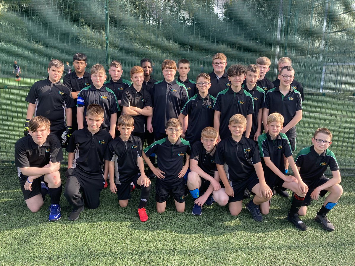 24pupils turned up for our first football game of the season. Well@proud!!!!