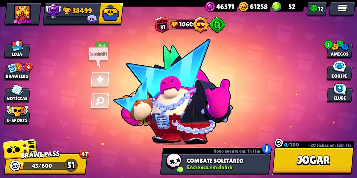 StarplayerG's tweet photo. Top 1 BR de Buzz! 🇧🇷
O brawler tá forte, então aproveitem.
Vou ver se consigo pegar 1250 com ele. 🦖🎙️
#BrawlStars #BadRandoms #TopBR https://t.co/LbGqBM4VZA