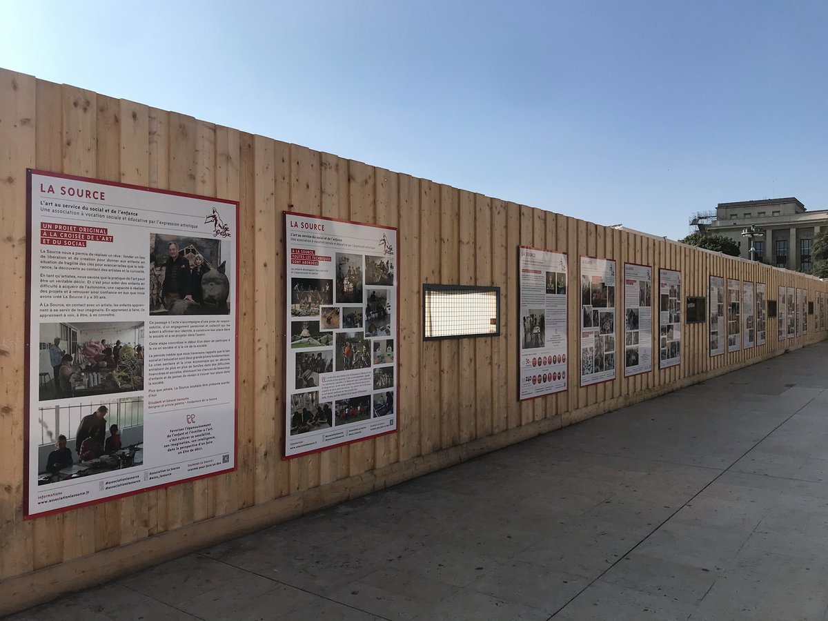 🎂 L'@asso_lasource a 30 ans ! Pour l'occasion, une exposition rétrospective est présentée dès ce soir sur l’esplanade du Trocadéro. <a href="/Emerige/">Emerige</a> est heureux de soutenir depuis 2017 cette belle initiative mettant la création artistique au service de l’action sociale. #WeSupport