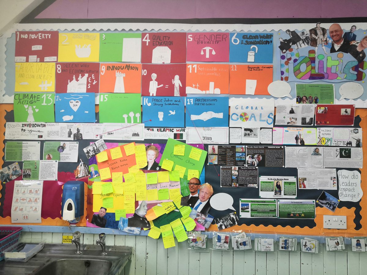 BarryDonaldson7's tweet photo. P7 have created brilliant profiles on the inspirational leader @Malala. Our working wall includes links to the @GlobalGoalsUN @GLP_Scotland @LfSScotland https://t.co/Q4oM77knZK