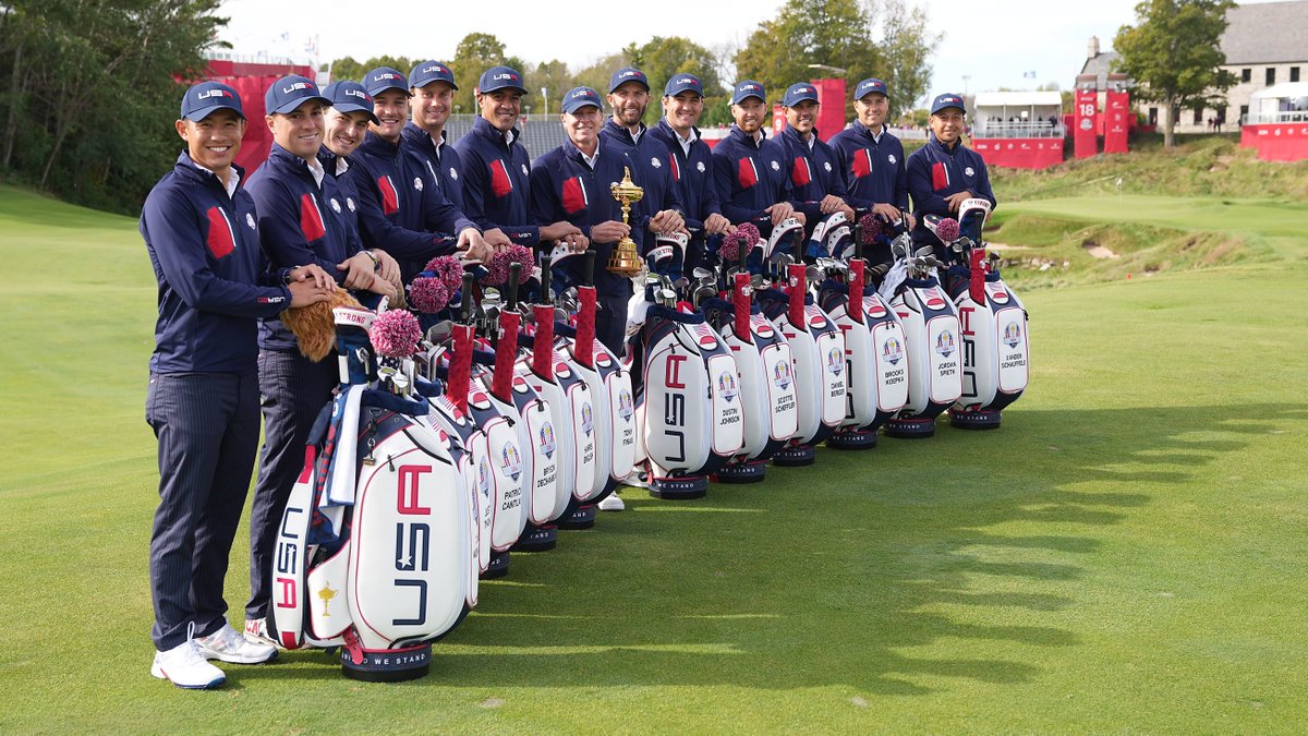 rydercup's tweet photo. Squad 📸

#RyderCupUSA https://t.co/dtiUXD6xDa